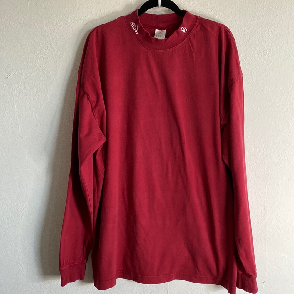 Adidas University of Oklahoma Mock Neck Shirt - Picture 2 of 6